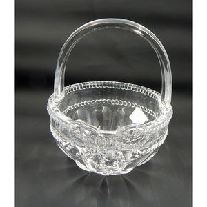 Evita Bleikristall 24% Lead Crystal Small Candy Nut Flower Basket Dish
